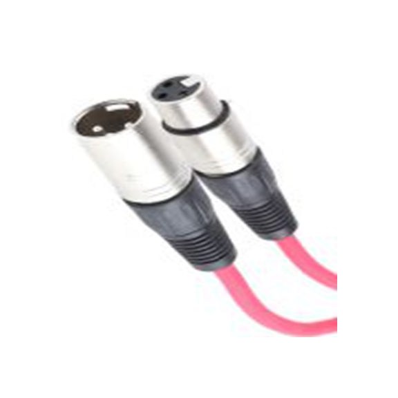 RS PRO,742-4490,1 m 卡侬线, XLR3 母插转XLR3 公, 红色