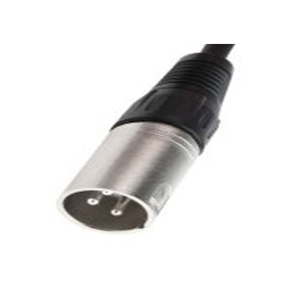 RS PRO,742-4501,5 m 卡侬线, XLR 母插转XLR 公, 黑色