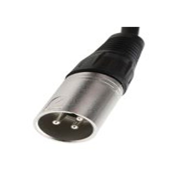 RS PRO,742-4523,20 m 卡侬线, XLR 母插转XLR 公, 黑色