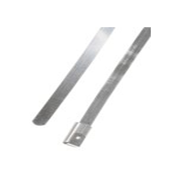 RS PRO,743-6162,316 不锈钢 电缆扎带, 滚珠, 阻燃, 金属, 680 mm长x4.6 mm宽, 436.1N拉伸强度