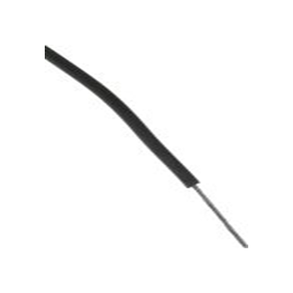 RS PRO,748-2033,RS PRO 黑色测试引线电线, 0.25 mm², 25m长, 24 AWG, 500 V, 最高+200°C, 硅橡胶绝缘