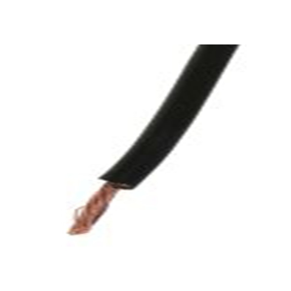 RS PRO,763-7595,黑色 单芯 2491B 架空电缆, 1 mm², 100 m长 32/0.2 mm, 17 AWG 交联低烟, 500 V, 最高90 °C, H05Z-K系列