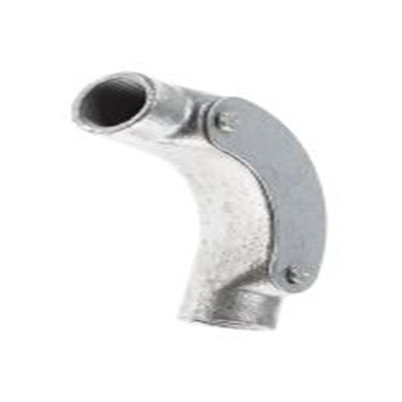 RS PRO,763-9181,检查弯头 导管配件, 钢制, 20 mm标称尺寸, 镀锌表面, 银色