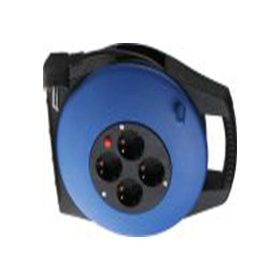 RS PRO,768-4444,黑色 电缆卷筒, 额定电压230 V ac, 4个 F 型插座, 电缆长10 m