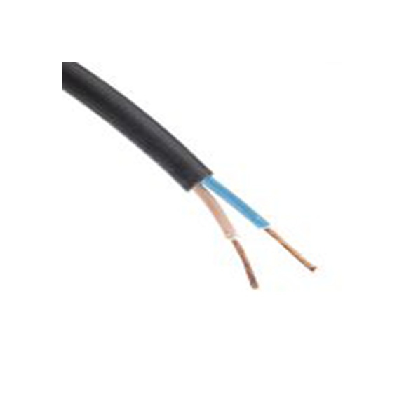 RS PRO,773-9023,2芯, 50 m长 电源电缆, 450 V, 750 V, 黑色 乙烯基丙烯橡胶护套 60 °C, H07RN-F系列