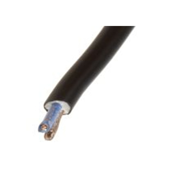 RS PRO,775-6062,2芯, 100 m长 电源电缆, 300 V, 500 V, 黑色 聚氯乙烯护套 70 °C, H03VV-F系列