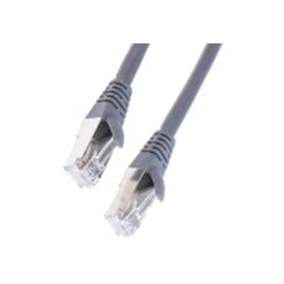 RS PRO,778-5130,2 m Cat6a 以太网电缆, 屏蔽, 灰色 低烟，无卤护套, RJ45 公转RJ45 公