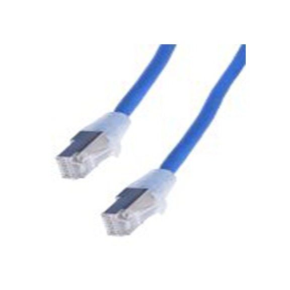 RS PRO,778-5159,5 m Cat6a 以太网电缆, 屏蔽, 蓝色 低烟，无卤护套, RJ45 公转RJ45 公