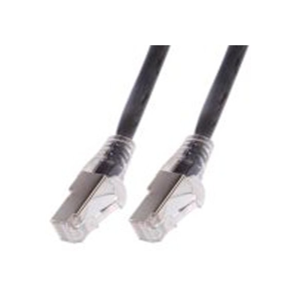 RS PRO,778-5174,2 m Cat6a 以太网电缆, 屏蔽, 黑色 低烟，无卤护套, RJ45 公转RJ45 公