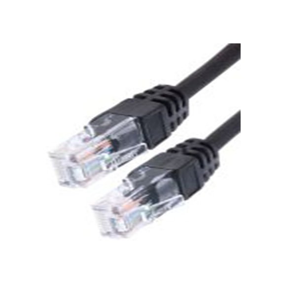 RS PRO,791-6987,20 m Cat5e 以太网电缆, 无屏蔽, 黑色 低烟，无卤护套, RJ45 公转RJ45 公
