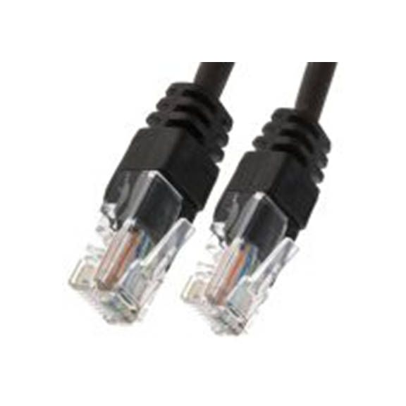 RS PRO,791-6996,25 m Cat5e 以太网电缆, 无屏蔽, 黑色 低烟，无卤护套, RJ45 公转RJ45 公