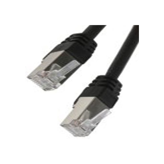RS PRO,791-7034,25 m 6 类 以太网电缆, F/UTP屏蔽, 黑色 低烟，无卤护套, RJ45 公转RJ45 公