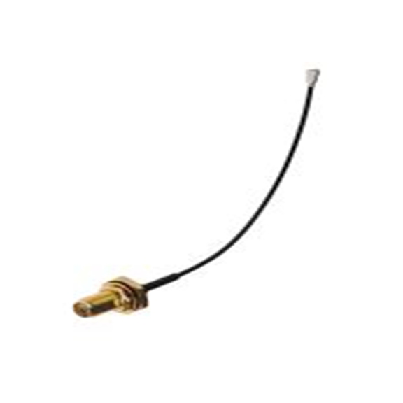 RS PRO,794-2825,同轴电缆, 100 mm长, 50 Ω, SMA 母插转UFL 母插, 黑色, R-132G7210100CO系列