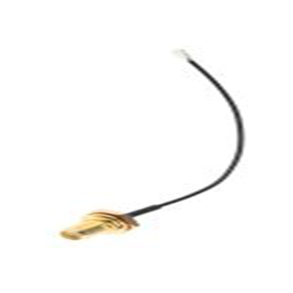 RS PRO,794-2835,同轴电缆, 100 mm长, 50 Ω, RP-SMA 母插转UFL 母插, 黑色, R-134G7210100CI系列