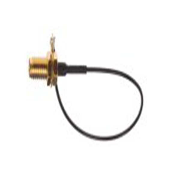 RS PRO,794-2847,同轴电缆, 200 mm长, 50 Ω, RP-SMA 母插转UFL 母插, 黑色, RPSMA-UFL系列