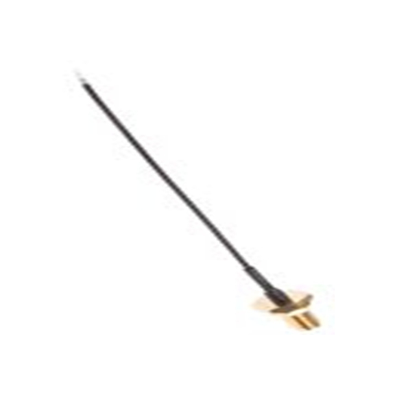 RS PRO,794-2869,射频 同轴电缆, 100 mm长, 50 Ω, 端接, 1.37 mm外径, 黑色, RP-SMA, Unterminated系列