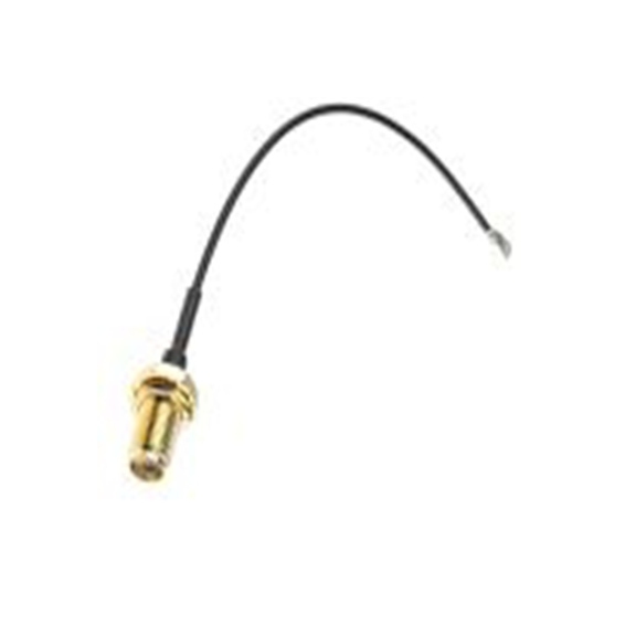 RS PRO,794-2894,同轴电缆, 100 mm长, 50 Ω, SMA 母插转UFL 母插, 黑色, SMA - UFL系列