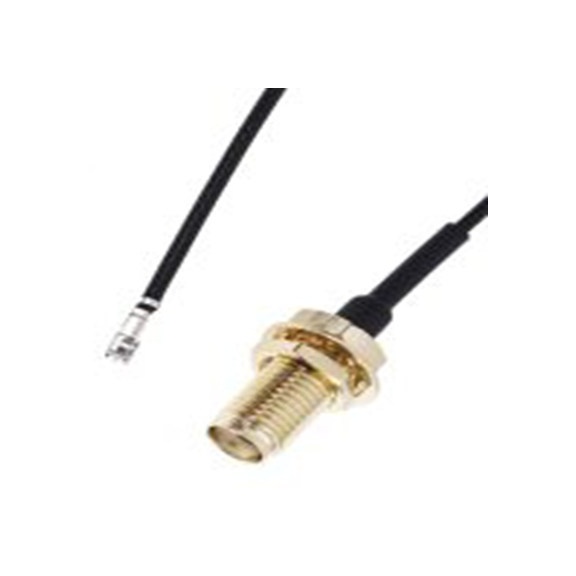 RS PRO,794-2897,同轴电缆, 150 mm长, 50 Ω, SMA 母插转UFL 母插, 黑色, SMA - UFL系列