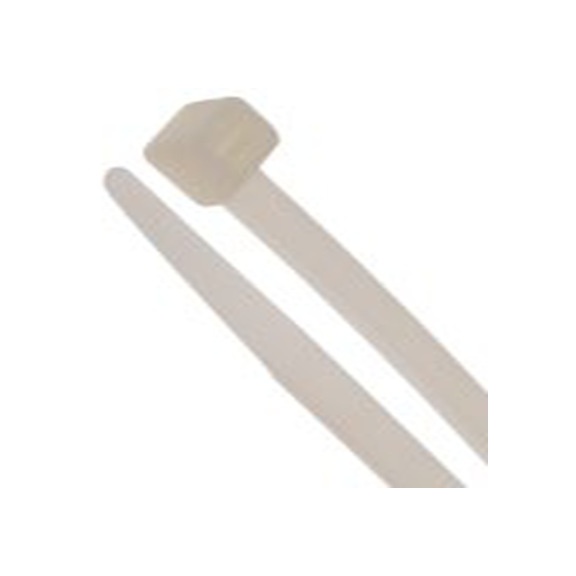 RS PRO,811-1543,尼龙 66 电缆扎带, 不易松脱, 阻燃, 天然色, 300 mm长x7.6 mm宽, 539N拉伸强度