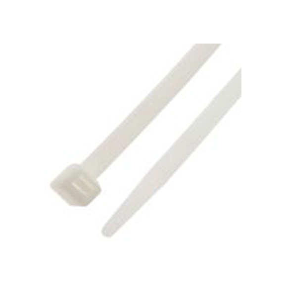 RS PRO,811-1552,尼龙 66 电缆扎带, 不易松脱, 阻燃, 天然色, 450 mm长x8 mm宽, 588N拉伸强度