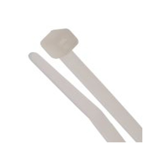 RS PRO,811-1565,尼龙 66 电缆扎带, 不易松脱, 阻燃, 天然色, 190 mm长x4.8 mm宽, 215.6N拉伸强度