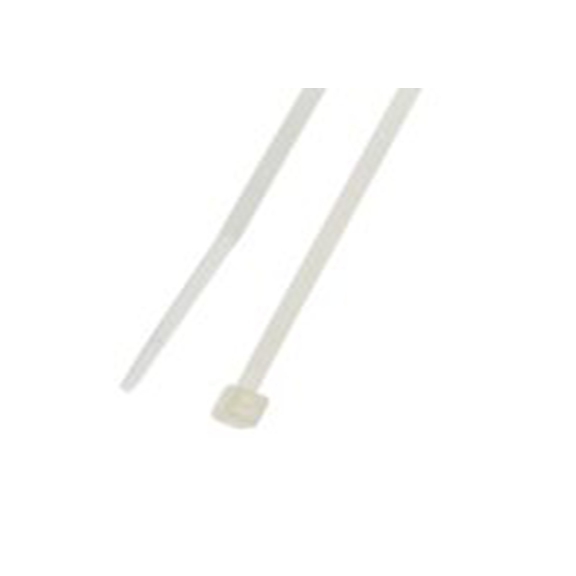 RS PRO,811-1568,尼龙 66 电缆扎带, 不易松脱, 阻燃, 天然色, 100 mm长x2.5 mm宽, 78.4N拉伸强度