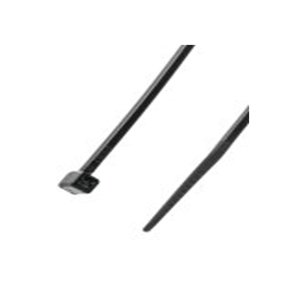 RS PRO,811-1571,尼龙 66 电缆扎带, 热稳定, 阻燃, 黑色, 203 mm长x2.5 mm宽, 78.4N拉伸强度