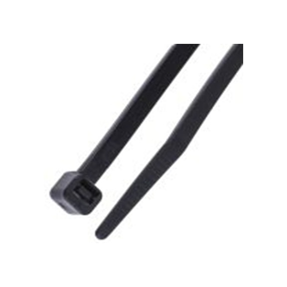 RS PRO,811-1583,尼龙 66 电缆扎带, 热稳定, 阻燃, 黑色, 160 mm长x4.8 mm宽, 215.6N拉伸强度