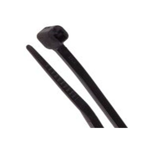 RS PRO,811-1593,尼龙 66 电缆扎带, 热稳定, 阻燃, 黑色, 265 mm长x3.6 mm宽, 176.4N拉伸强度