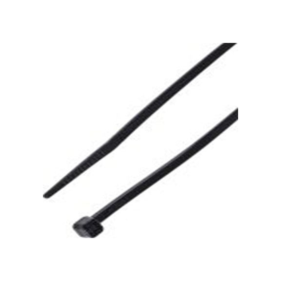 RS PRO,811-1599,尼龙 66 电缆扎带, 热稳定, 阻燃, 黑色, 292 mm长x3.6 mm宽, 176.4N拉伸强度