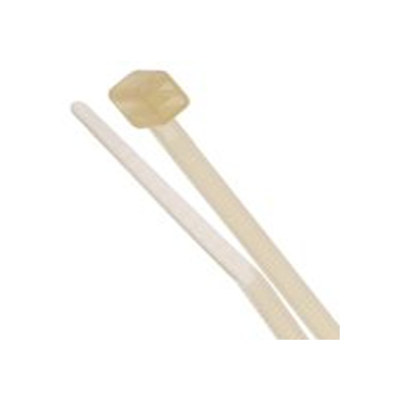 RS PRO,811-1625,尼龙 66 电缆扎带, 热稳定, 阻燃, 天然色, 142 mm长x2.5 mm宽, 78.4N拉伸强度