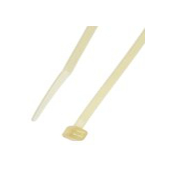 RS PRO,811-1640,尼龙 66 电缆扎带, 热稳定, 阻燃, 天然色, 292 mm长x3.6 mm宽, 176.4N拉伸强度