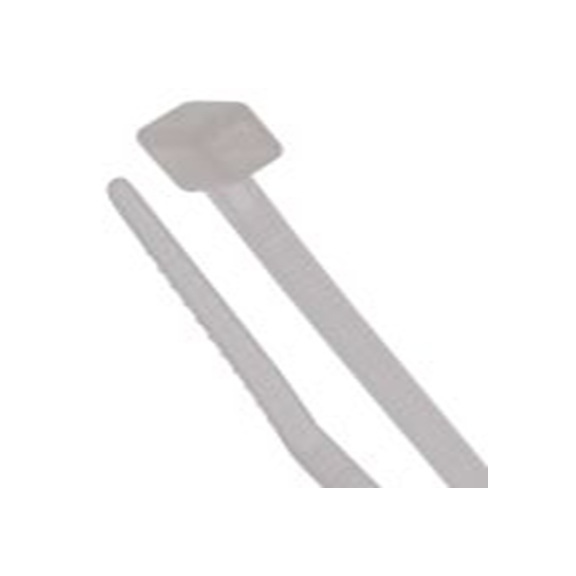 RS PRO,811-1690,尼龙 66 电缆扎带, 不易松脱, 阻燃, 天然色, 100 mm长x2.5 mm宽, 78.4N拉伸强度