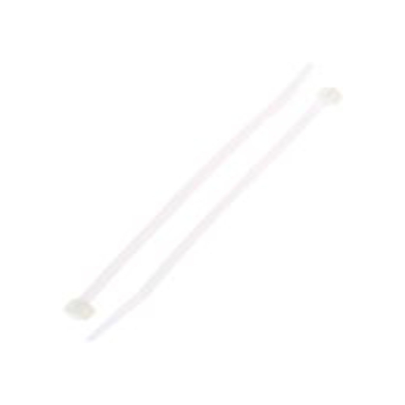 RS PRO,811-1710,尼龙 66 电缆扎带, 不易松脱, 阻燃, 天然色, 160 mm长x4.8 mm宽, 215.6N拉伸强度