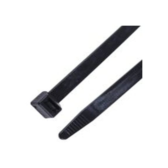 RS PRO,811-1741,尼龙 66 电缆扎带, 阻燃, 阻燃, 黑色, 380 mm长x12.7 mm宽, 1117.2N拉伸强度