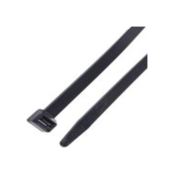 RS PRO,811-1745,尼龙 66 电缆扎带, 阻燃, 阻燃, 黑色, 480 mm长x12.7 mm宽, 1117.2N拉伸强度