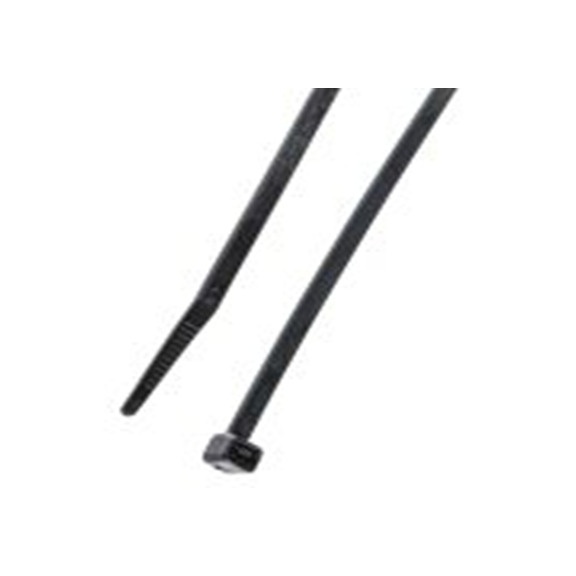 RS PRO,811-1779,尼龙 66 电缆扎带, 阻燃, 阻燃, 黑色, 203 mm长x4.8 mm宽, 215.6N拉伸强度