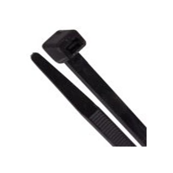 RS PRO,811-1782,尼龙 66 电缆扎带, 阻燃, 阻燃, 黑色, 380 mm长x7.6 mm宽, 539N拉伸强度