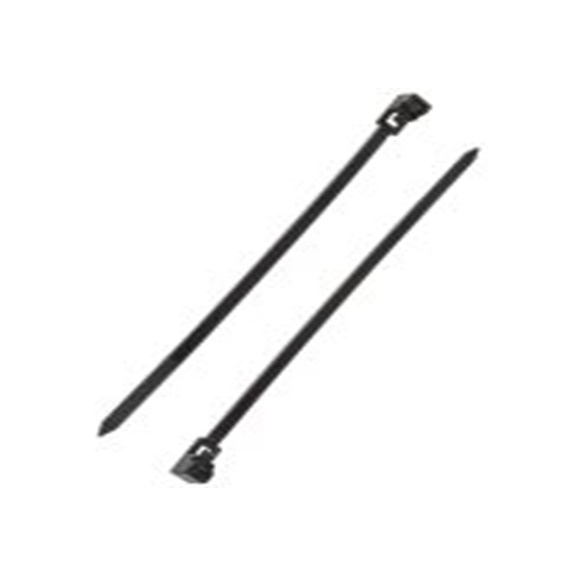 RS PRO,811-1805,尼龙 66 电缆扎带, 易松开, 阻燃, 黑色, 150 mm长x4.5 mm宽, 215.6N拉伸强度