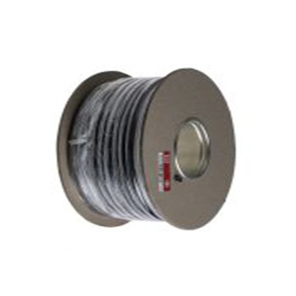 RS PRO,811-4356,2芯, 100 m长 电源电缆, 300 V, 黑色 聚氯乙烯护套 70 °C, H03VVH2-F系列