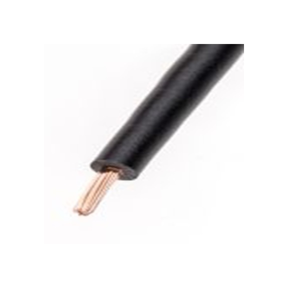 RS PRO,811-4488,黑色 控制 柔性，黑色 架空电缆, 1 mm², 100 m长 32/0.2 mm, 18 AWG 聚氯乙烯, 1000 V, 最高70 °C, FLEXIBLE BK