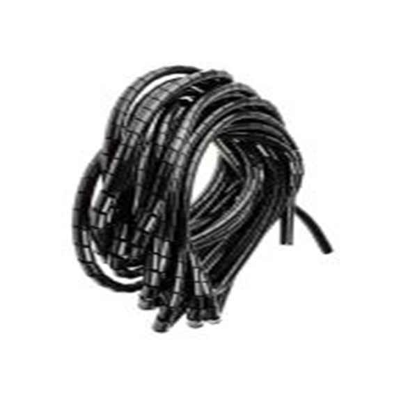 RS PRO,811-7670,聚乙烯 螺旋电缆包覆套, 黑色, 最大捆束32 mm 9 mm直径电缆 12 mm直径电缆, 0.85 mm壁厚, 10 m长