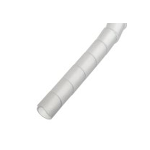 RS PRO,811-7698,聚乙烯 螺旋电缆包覆套, 天然色, 最大捆束35 mm 12 mm直径电缆 15 mm直径电缆, 1 mm壁厚, 10 m长, KS1系列