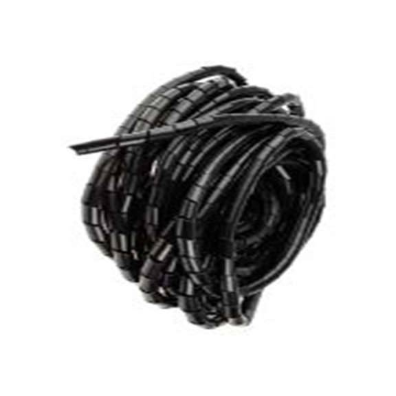 RS PRO,811-7705,尼龙 螺旋电缆包覆套, 黑色, 最大捆束32 mm 9 mm直径电缆 12 mm直径电缆, 10.6 mm壁厚, 10 m长