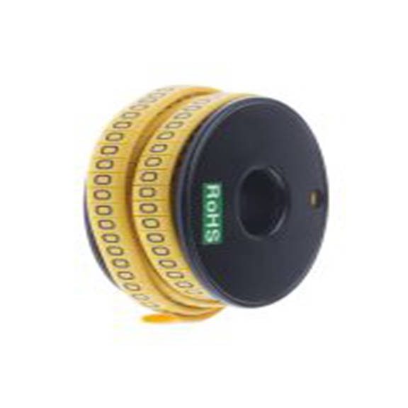 RS PRO,812-1155,RS PRO 防油 电缆标识, 滑动式固定 7 mm, 图例O 3.5 mm, 黑色, 5 mm, FM系列