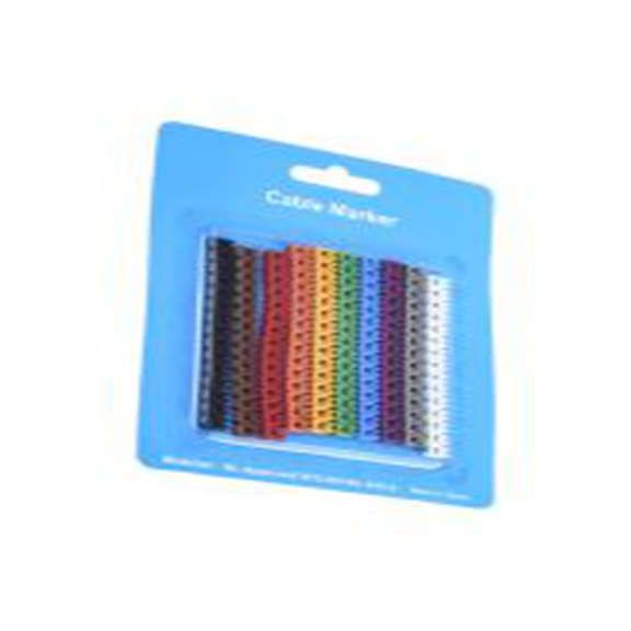 RS PRO,812-1219,电缆标识, 夹式固定, 图例0-9, 黄色 黑色, UL 94V-2, 2.8 mm x 5.5 mm, PB系列