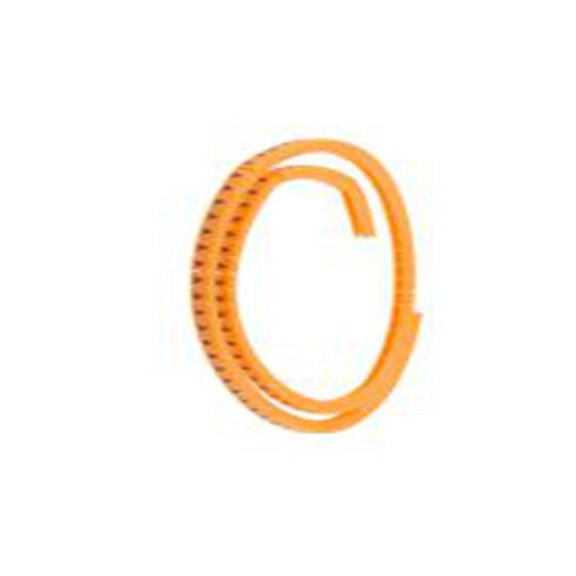 RS PRO,812-1284,电缆标识, 扣入式固定 3.4 mm, 图例A 3 mm, 黑色 橙色, 4 mm, MB1系列