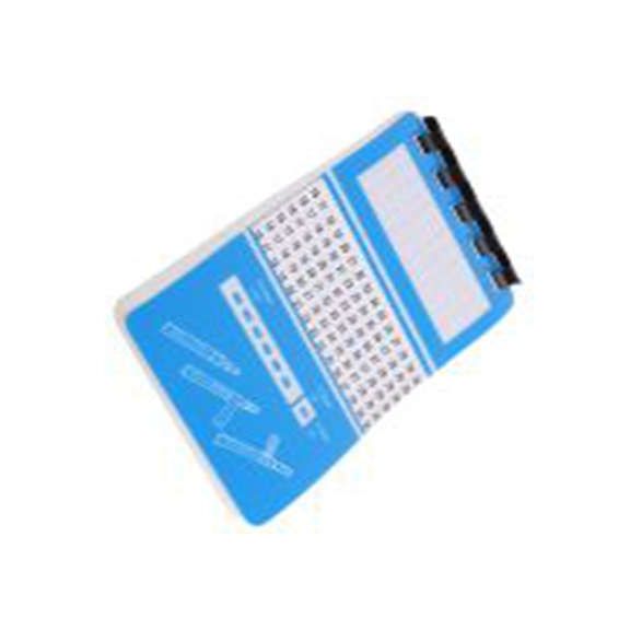 RS PRO,812-1530,电缆标识, 白色, 图例1/45, 33 mm x 5.6 mm