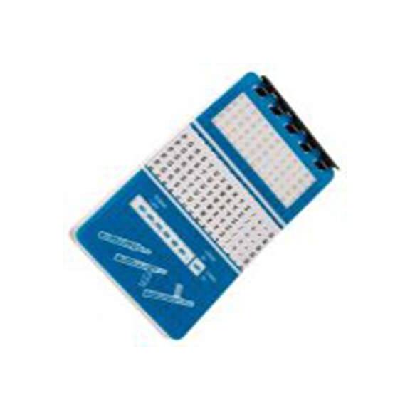 RS PRO,812-1537,电缆标识, 白色, 图例+, /, A 到 Z, 0 至 15, 33 mm x 5.6 mm