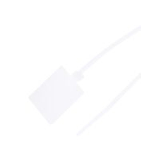 RS PRO,812-1540,电缆标识 22 mm, 天然色, 图例空白, 自熄灭, 130 mm x 2.5 mm